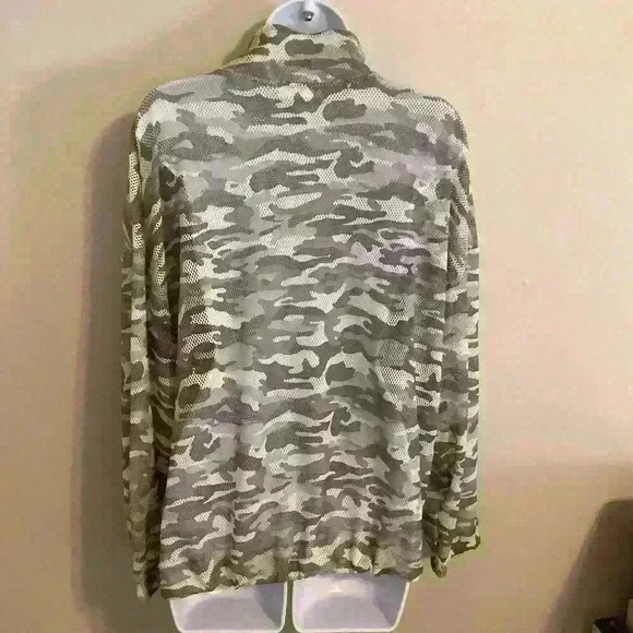 Love and Joy Mesh Bathing Suit Cover Jacket Size 1x - Picture 6 of 6